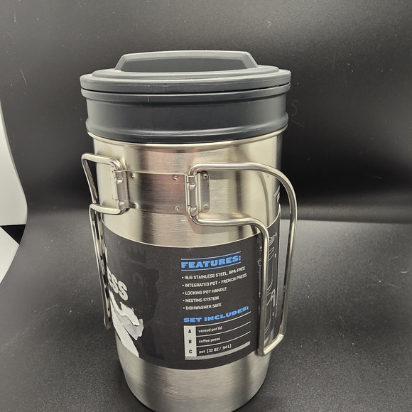 NEW STANLEY All In One French Press Boil & Brew 32oz Stainless Steel Great Gift! - Picture 4 of 5
